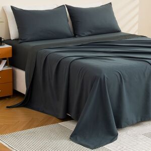 Alpine Swiss Dark Teal Sheet Set